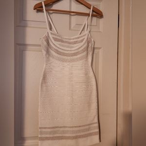 Herve Leger Sz S mini bodycon dress